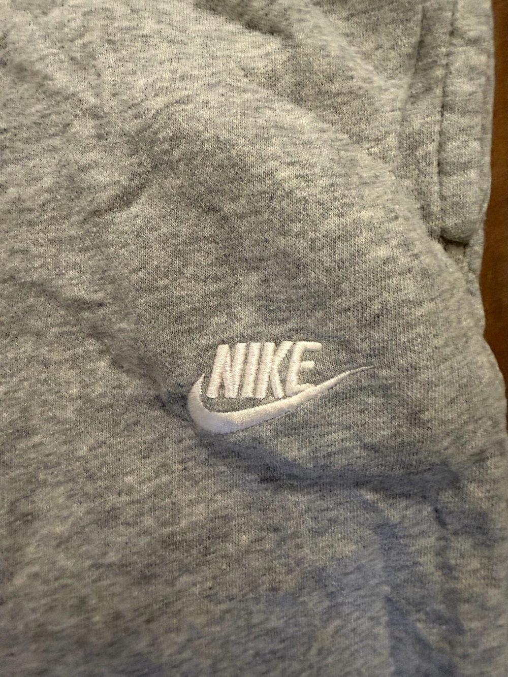Nike Men's Fleece Sweatpants Gray M - Picture 3 of 5